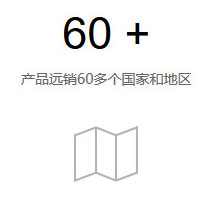 產(chǎn)品遠銷60多個國家和地區(qū)